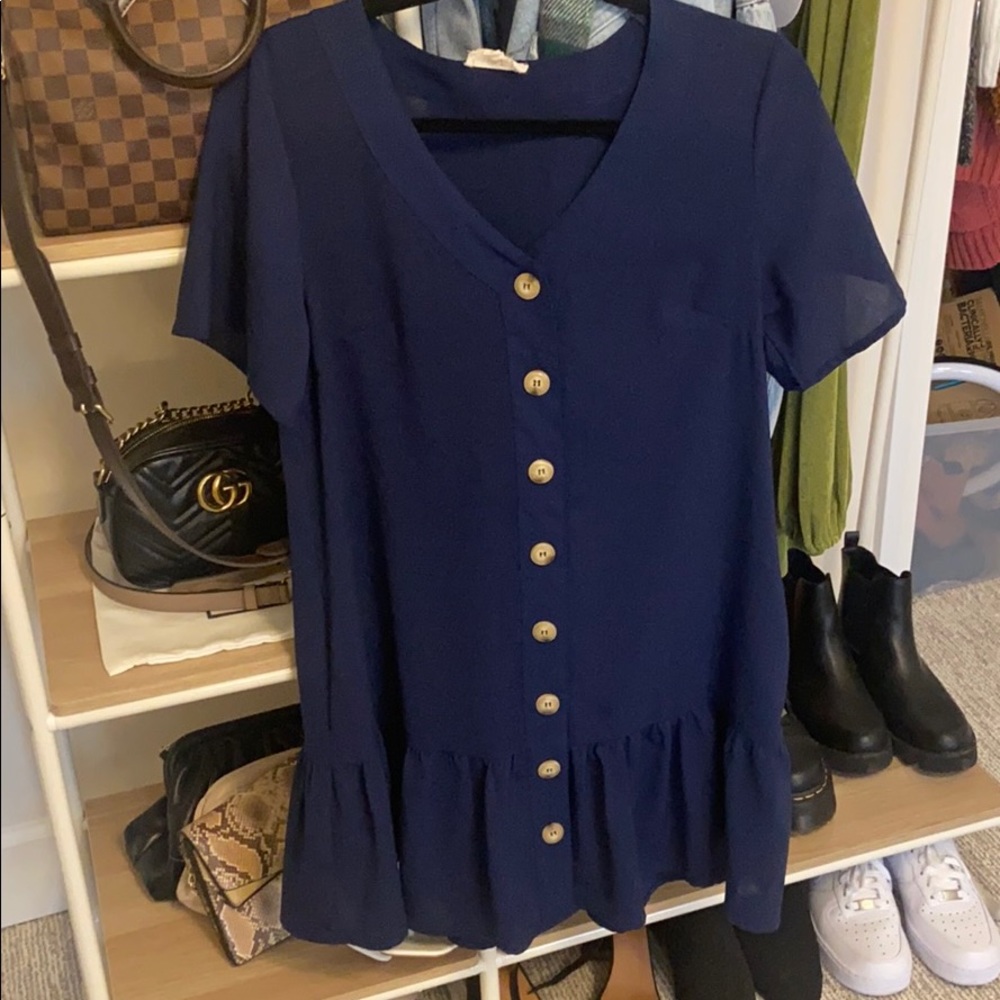 Navy blue dress